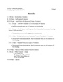 Agenda