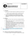 Student Assignment Policy 4.10.045-P - Redlined Draft