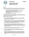 11-16-20 Redline Draft Professional Conduct Policy 5.10.064-PRevised