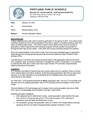 Graduation Rates Memo