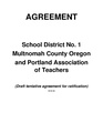 Portland Association of Teachers Proposed Contract