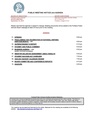 Public Notices for Regular Meeting, Work Session, & Executive Session