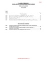 Index to the Agenda - Business Agenda and Items for Individual Consideration - REVISED