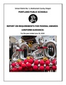 PPS Report on Requirements for Federal Awards - SEFA FY20 DRAFT Updated