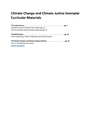 Climate Change / Justice Curriculum Exemplar Curricular Materials