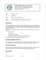 Community Budget Review Charter and Staff Report