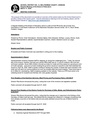 Meeting Overview