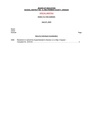 Index to the Agenda - Items for Individual Consideration