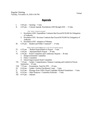 Agenda