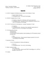 Agenda