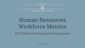 Human Resources Workforce Metrics