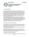 Proposed Policy - Preservation, Maintenance, and Disposition of District Real Property 8.70.040-P