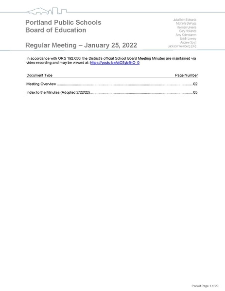 File:2022-01-25 Minute Packet (Meeting Overview and Adopted Index to the Minutes) (17a3f6ab08520c13).pdf
