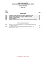 Index to the Agenda - Business Agenda and Items for Individual Consideration