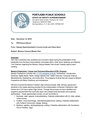 Benson Master Plan Memo