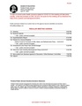 Revised Agenda