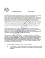 4.50.030-P Complaint Policy - Clean Draft