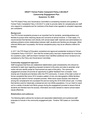 Formal complaint policy - Engagement Plan