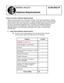 Diploma Requirements Policy Redlined Draft