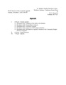 Agenda