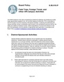 6.50.010-P Field Trip foreign travel and other off campus activities - Original Policy