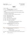 Agenda