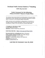 Reserve Fund Policy