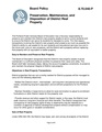 8.70.040-P Preservation Maintenance and Disposition of District Real Property