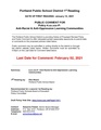 Anti-Racist Anti-Oppression Learning Communities Policy - First Reading Packet 1/12/2021