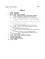 Agenda