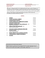 Agenda
