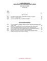 Index to the Agenda (original)- Business Agenda and Individual Items for Consideration