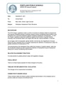 Staff report for Workplace Harassment