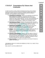 1.70.012-P Presentations by citizens and employees - Original