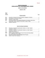 Index to the Agenda - Business Agenda & Items for Individual Consideration - REVISED