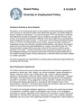 5.10.025-P Diversity in Employment Policy - Clean Draft