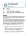 Real Estate policy - Staff Report