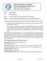 Memo on the Advance Authorization for Roosevelt High School Window Restoration Project