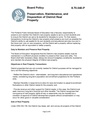 Original Policy - Preservation, Maintenance, and Disposition of District Real Property Policy 8.70.040- 2018