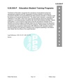 5.30.030-P Education Student Training Programs
