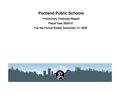 PPS Preliminary Financial Report- Fiscal Year 2020/2021 - Quarter 2 - Period Ended 12/31/20