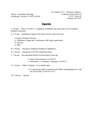 Agenda