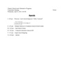 Agenda