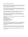 Lanugage for Student Handbook Draft