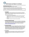 Board Policy for Professional Conduct, second reading