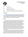 CCRP Staff Memo - Board Annual Progress Update
