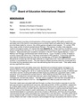 Environmental Health and Safety Memo