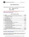 Public Meeting Notice