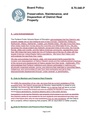 Redline Policy - Preservation, Maintenance, and Disposition of District Real Property 8.70.040-P