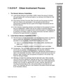 Citizen Involvement Process 7.10.010-P - Original Policy